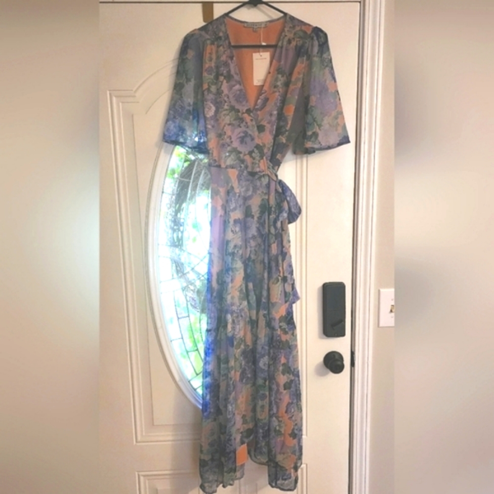 Hope & Ivy Maxi Wrap Dress